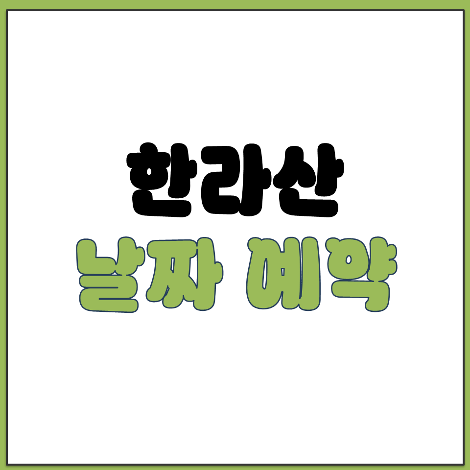 한라산 성판악 관음사 탐방로 지정된 날짜 예약 후 정상.png