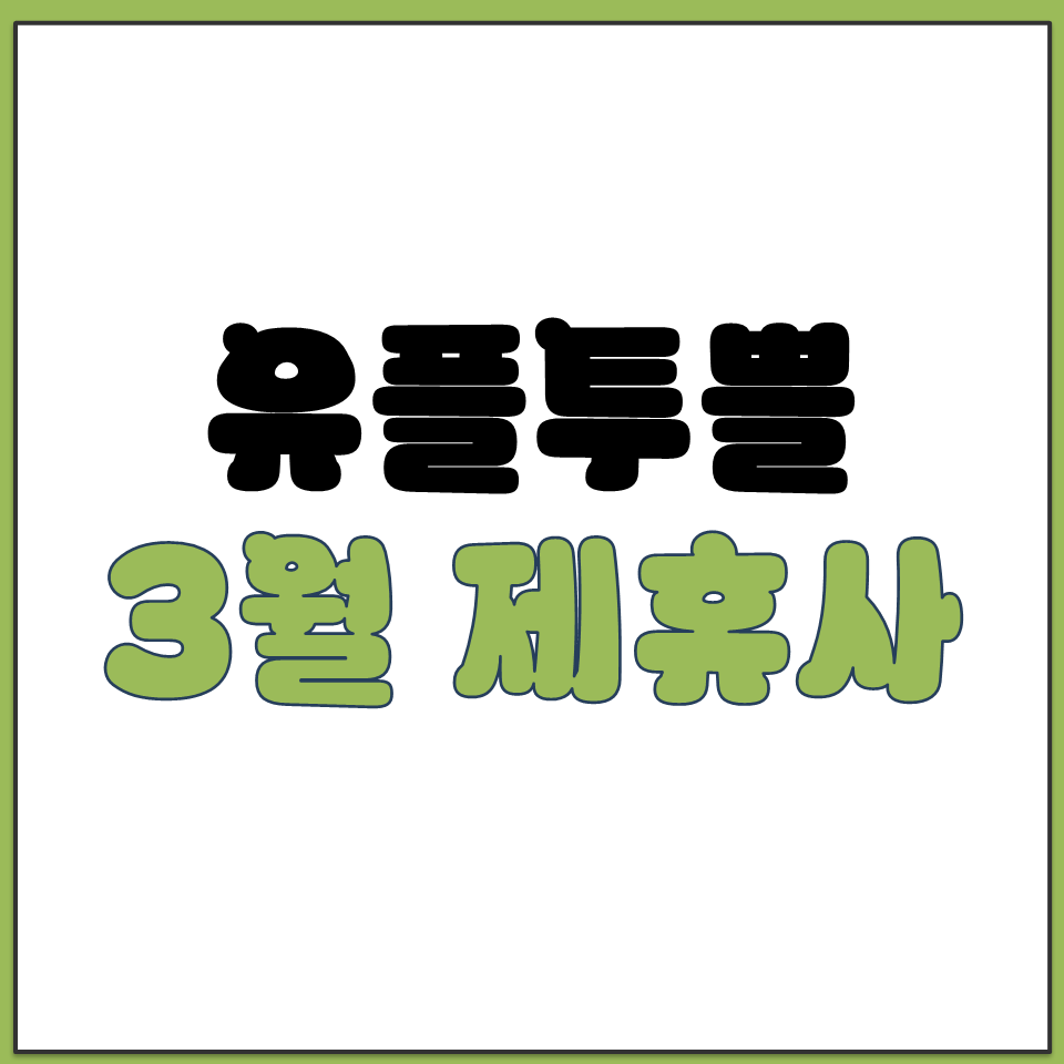 유플투쁠 3월 제휴사 혜택 총정리 다이소 파리바게뜨.png