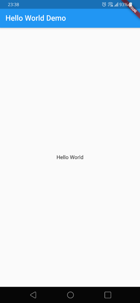 플러터 Hello World 살펴보기