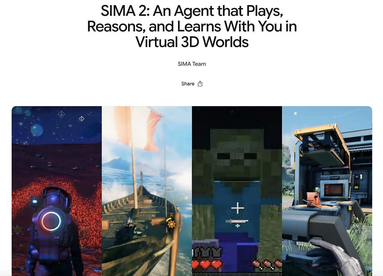 딥마인드: SIMA 프로젝트