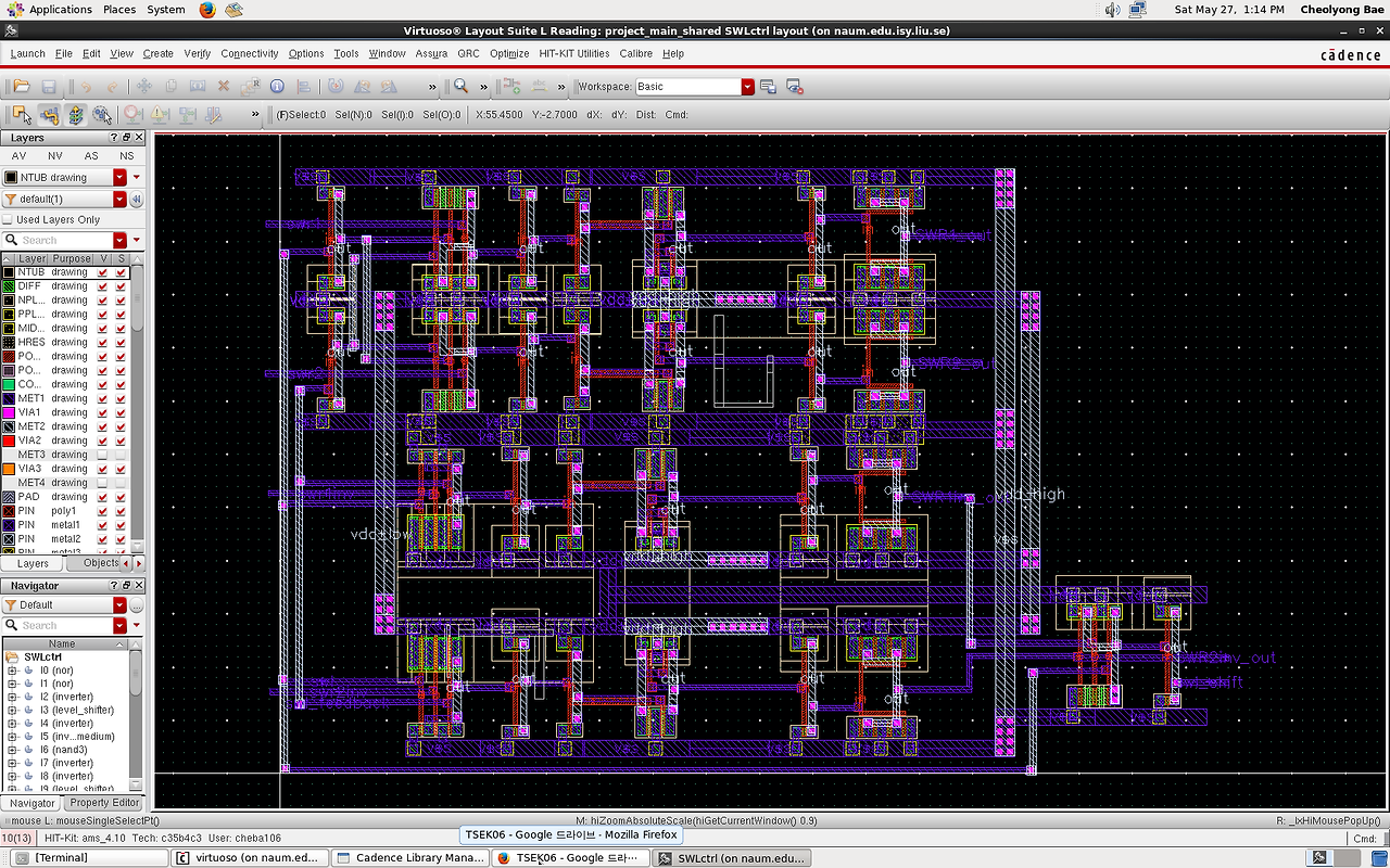 VLSI Chip design project