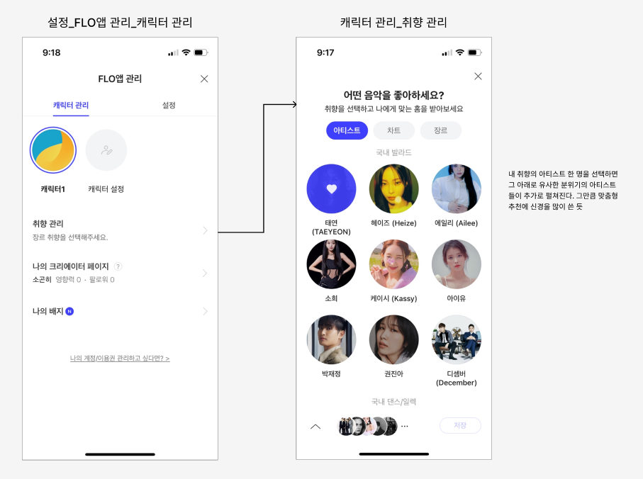 [앱분석] FLO 추천기능 특화 음악앱 UI/UX