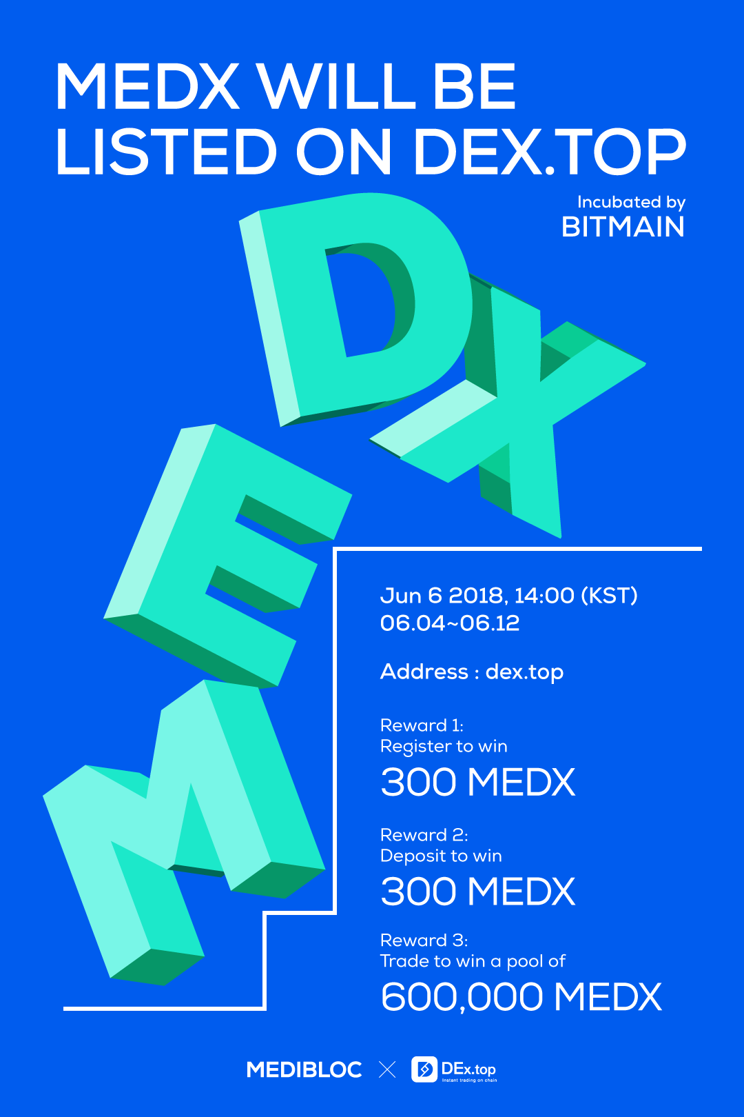 [ANN] DEx.top의 MEDX 에어드롭 이벤트
