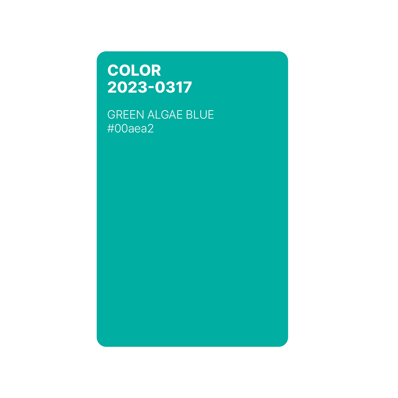 GREEN ALGAE BLUE