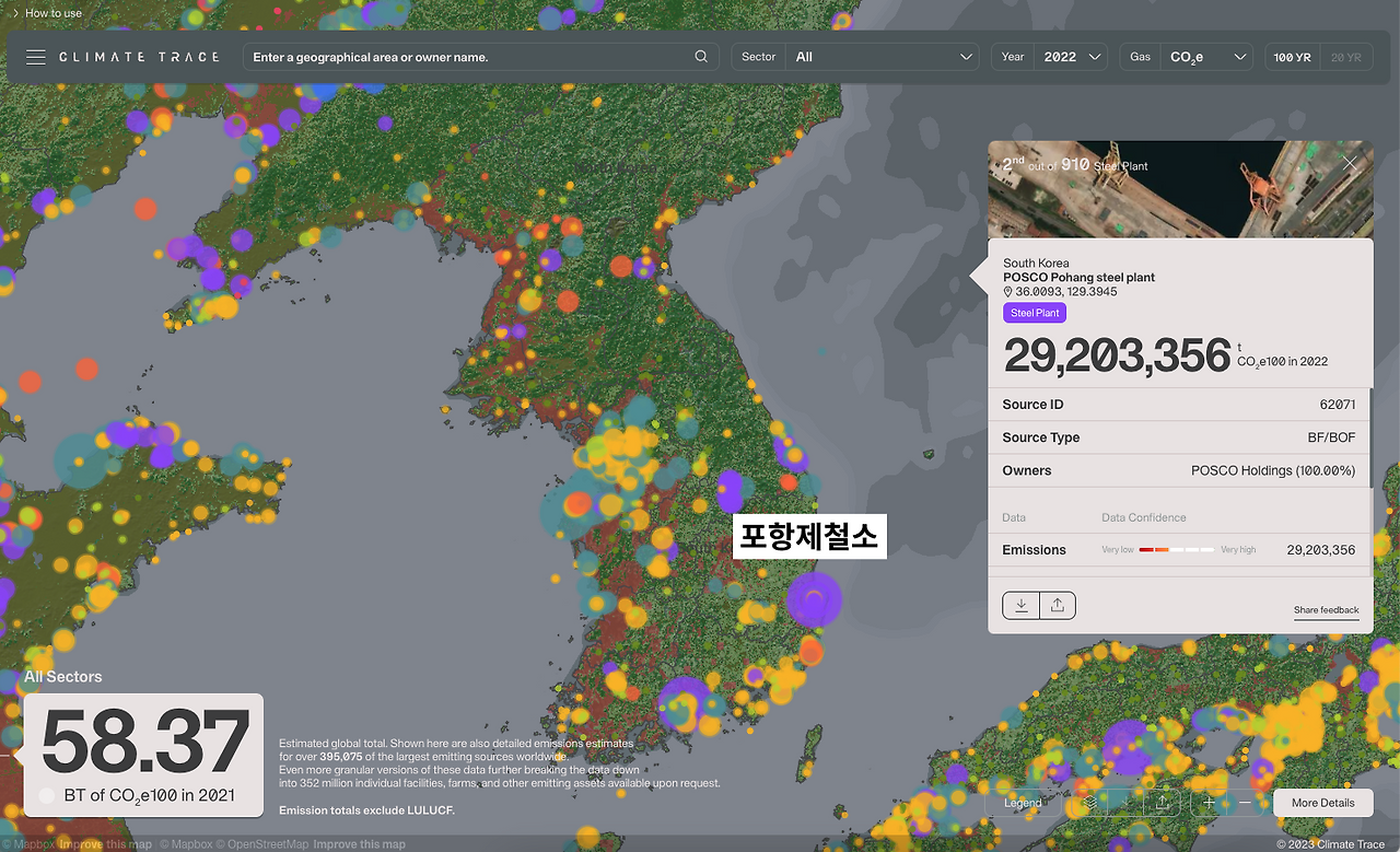 국제 기후 변화 대응을 위한 환경 데이터 시각화