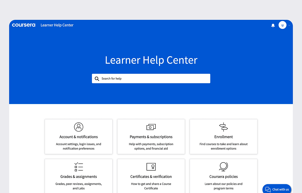 글로벌 지식, 내 손안에 coursera