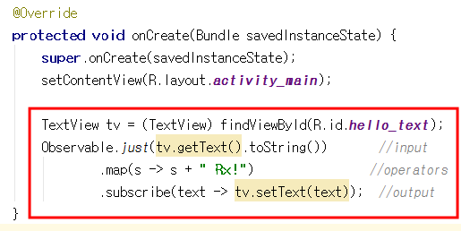 [RxJava] #2 안드로이드에서 처음 Rx코딩하기