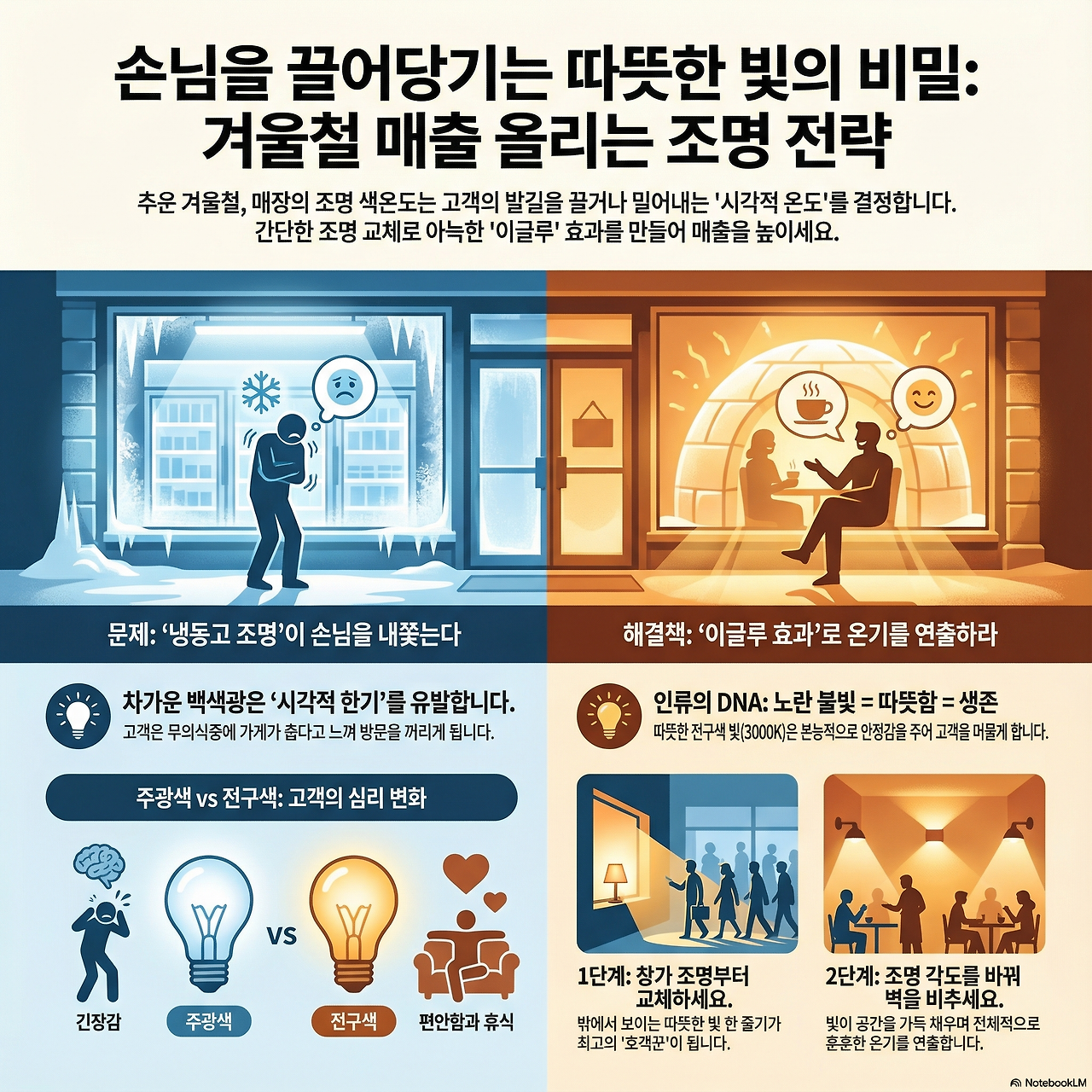 유난히 추워 보이는 그 카페엔 왜 손님이 없을까