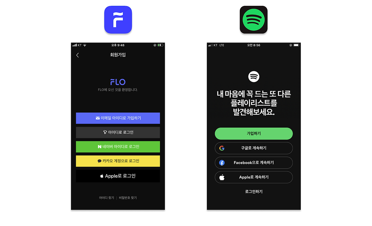 Spotify와 FLO의 UX라이팅