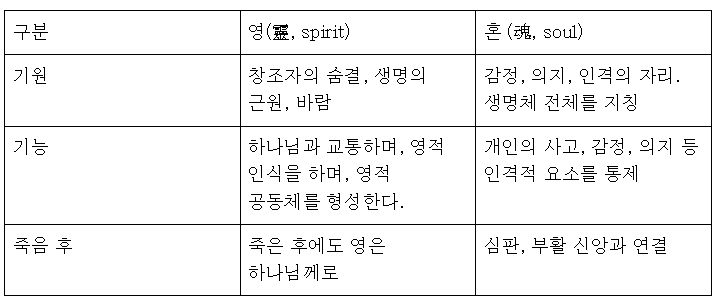 왜 혼보다 영혼을 선호할까?