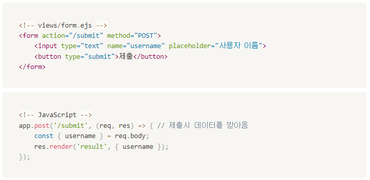 Embedded JavaScript (EJS)