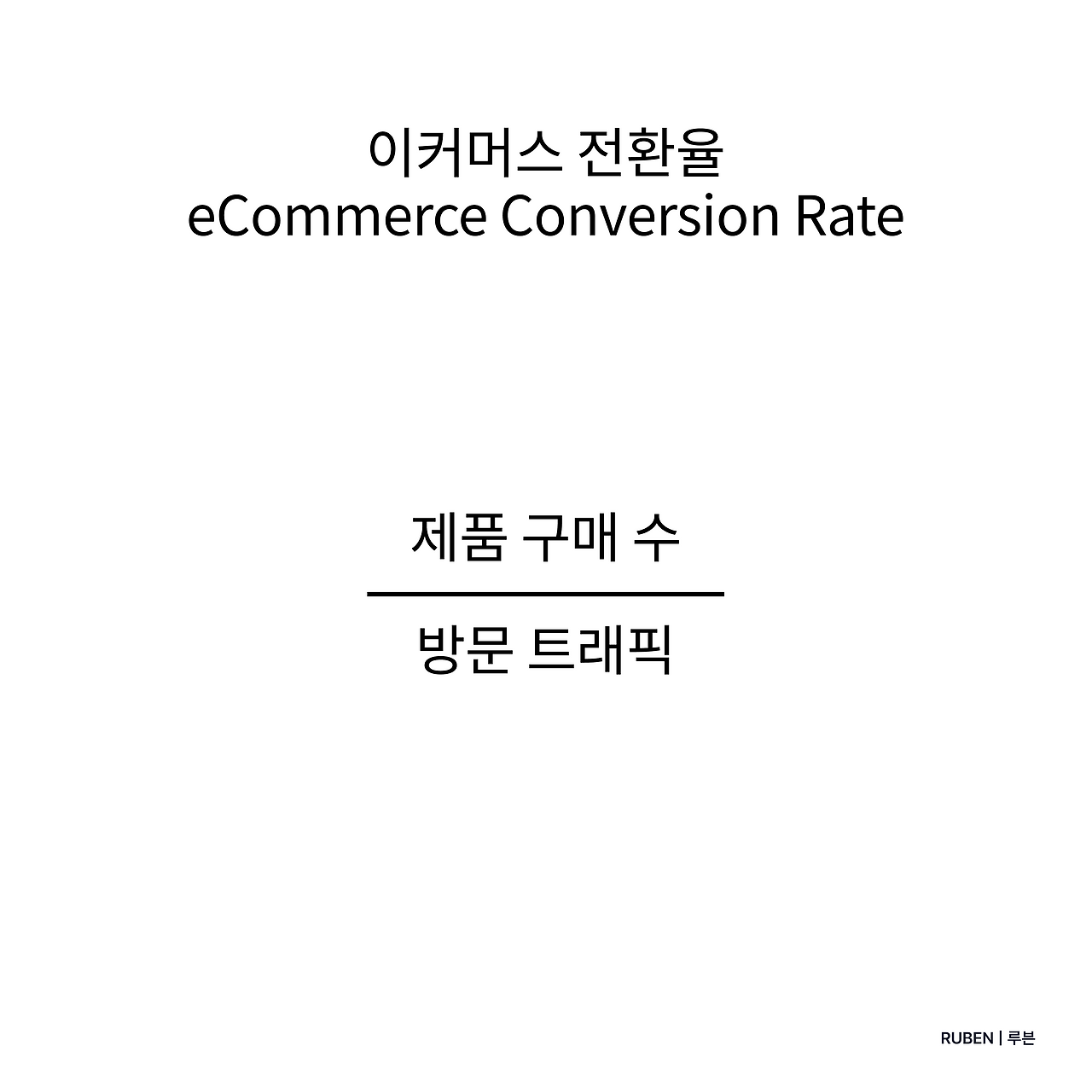 마케팅 전환율(CVR, Conversion Rate)