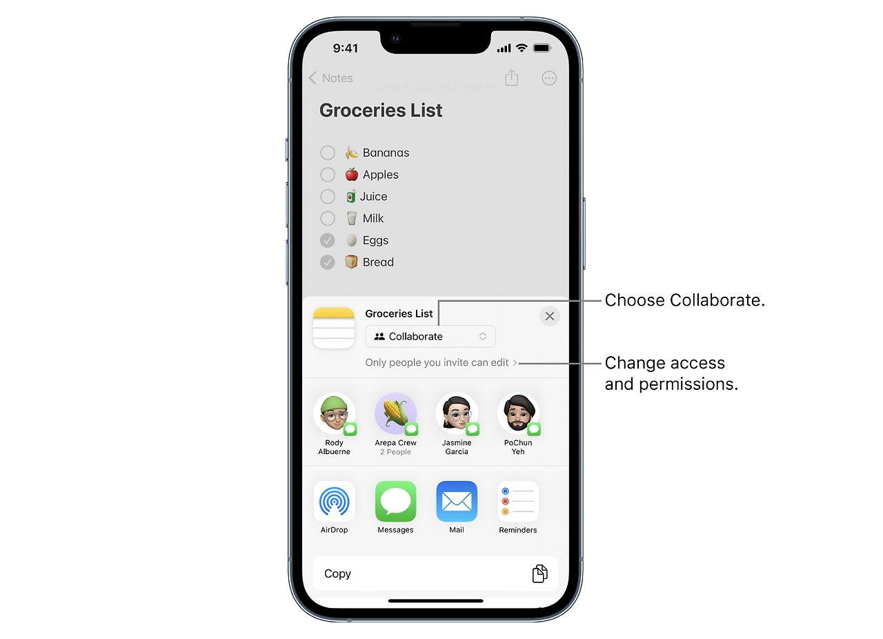 [HIG] Collaboration & sharing