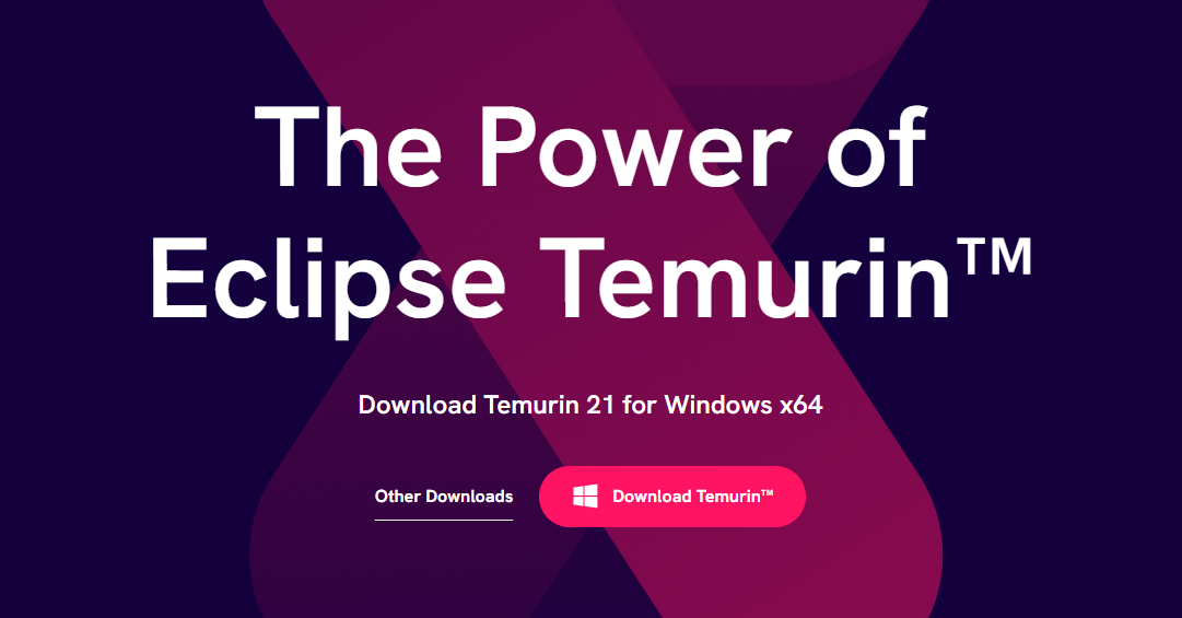 Eclipse Temurin 다운로드 설치