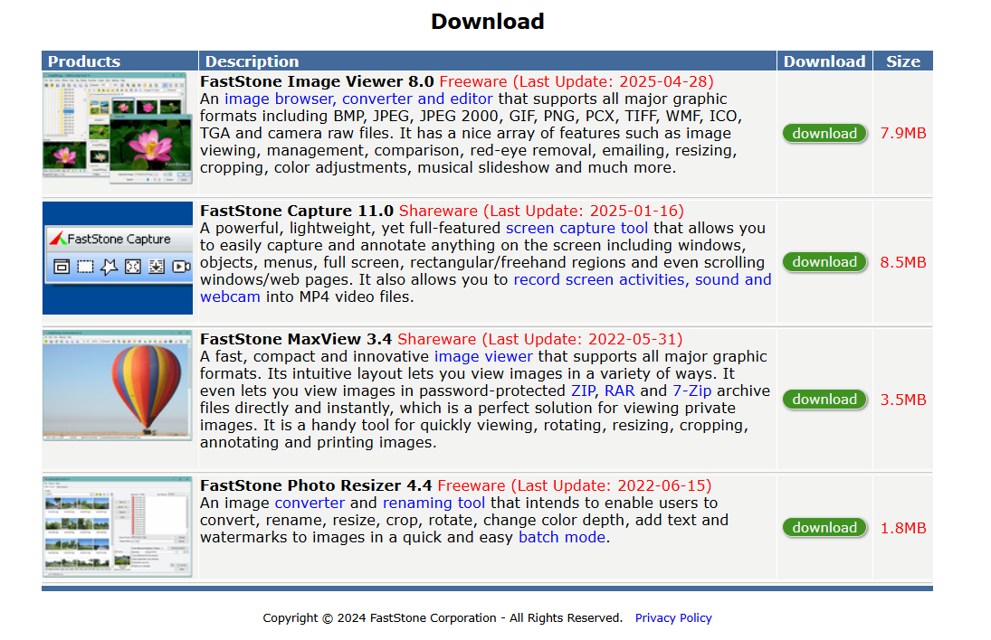 FastStone Image Viewer 다운로드