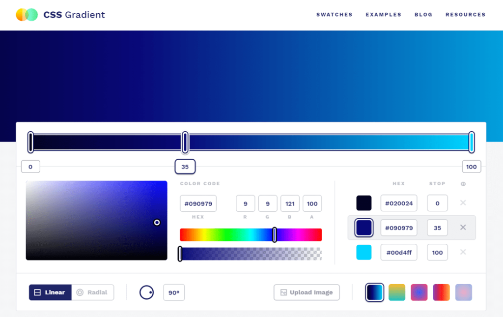 CSS-GRADIENT, 웹상에서 매력적인 조합