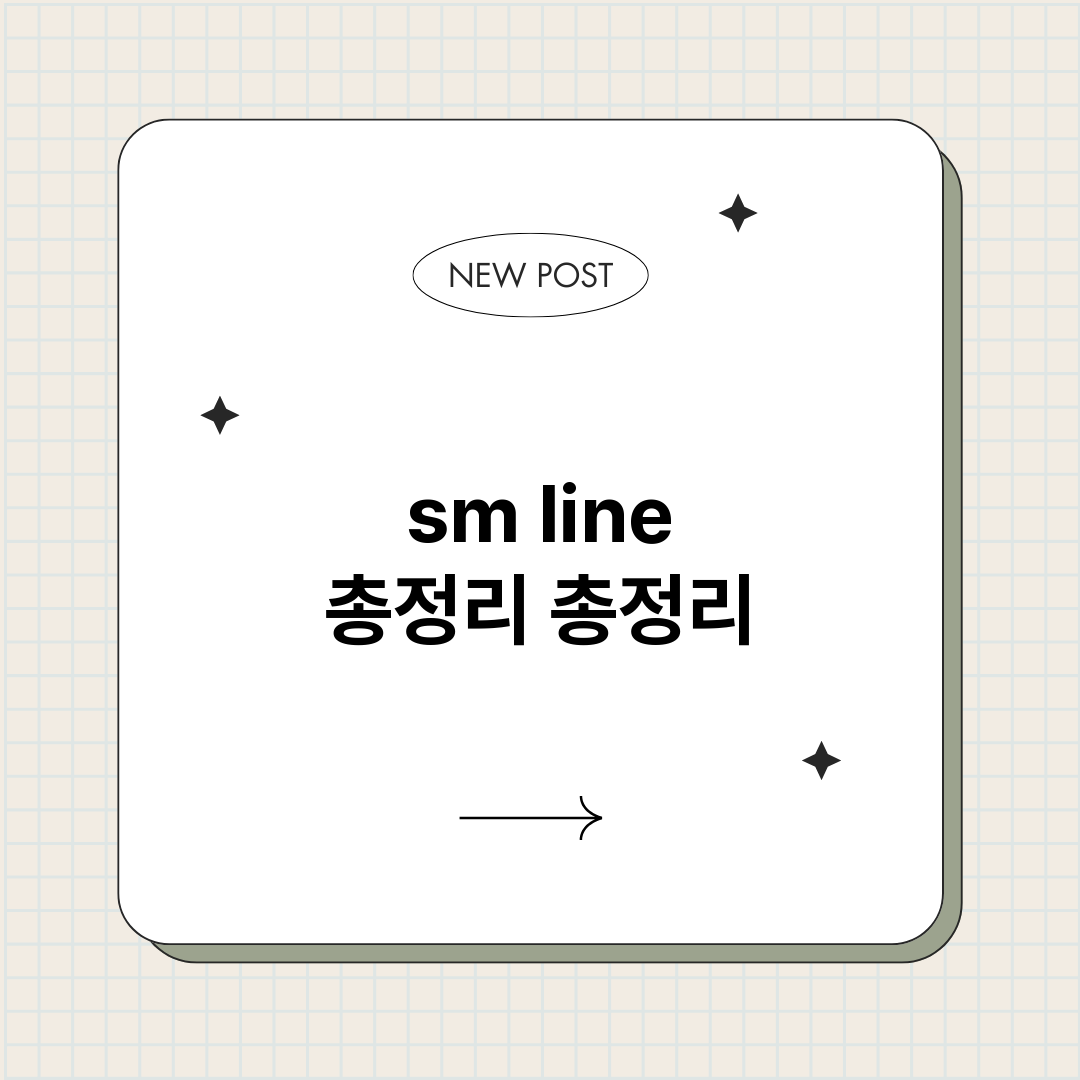 sm line 총정리 총정리