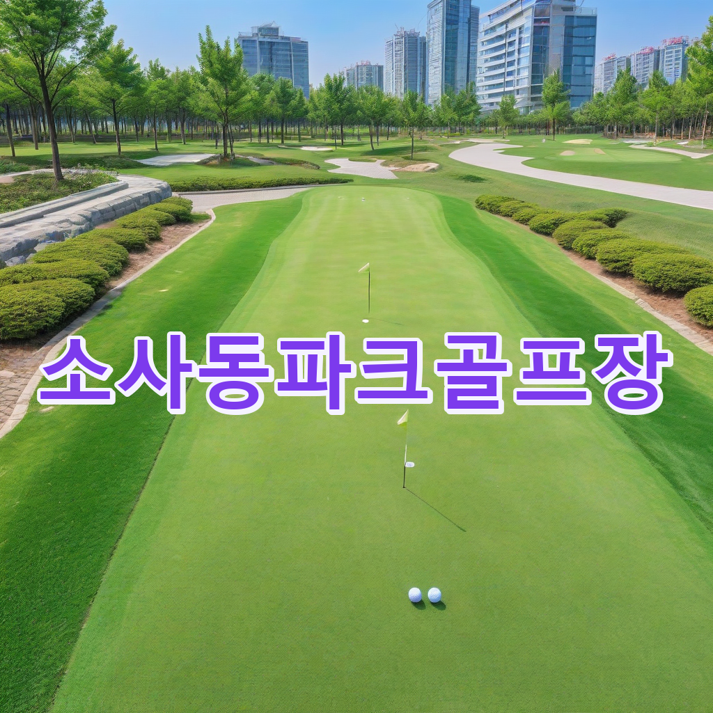 소사동파크골프장 이용예약 공식사이트 찾아가는길 날씨