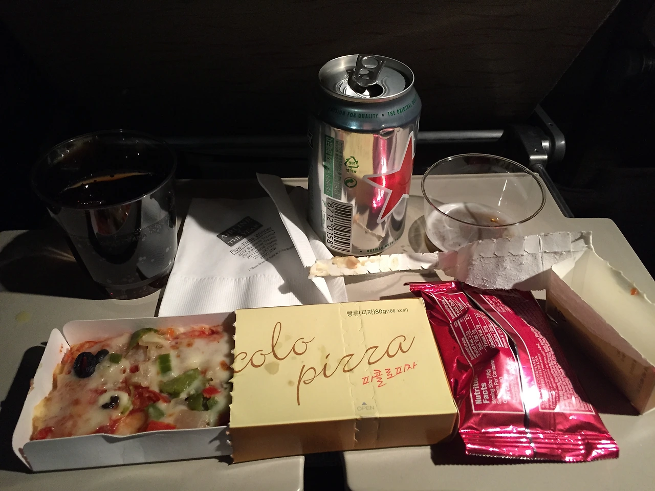 간식으로 나온 피맥.JPG