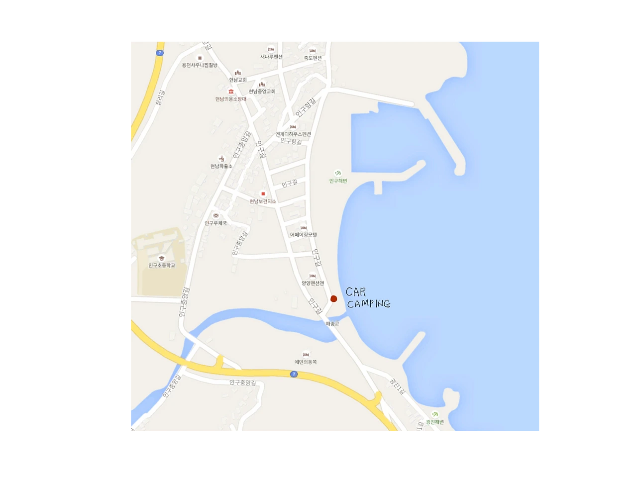 인구해변 차박.PNG