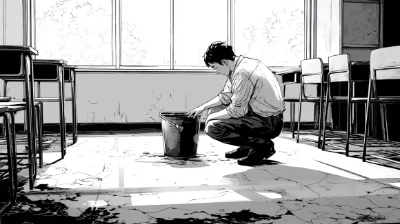 madmaiz_A_small_and_quiet_male_teacher_crouching_in_a_deserted__68a624b1-9db.png?type=w580
