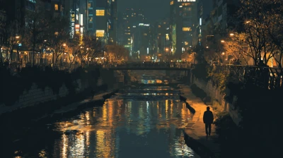madmaiz_a_writer_walking_along_Cheonggyecheon_stream_nostalgic__54530fe4-287.png?type=w580