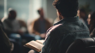 madmaiz_a_man_sitting_among_strangers_in_a_book_club_opening_a__118de687-f51.png?type=w580