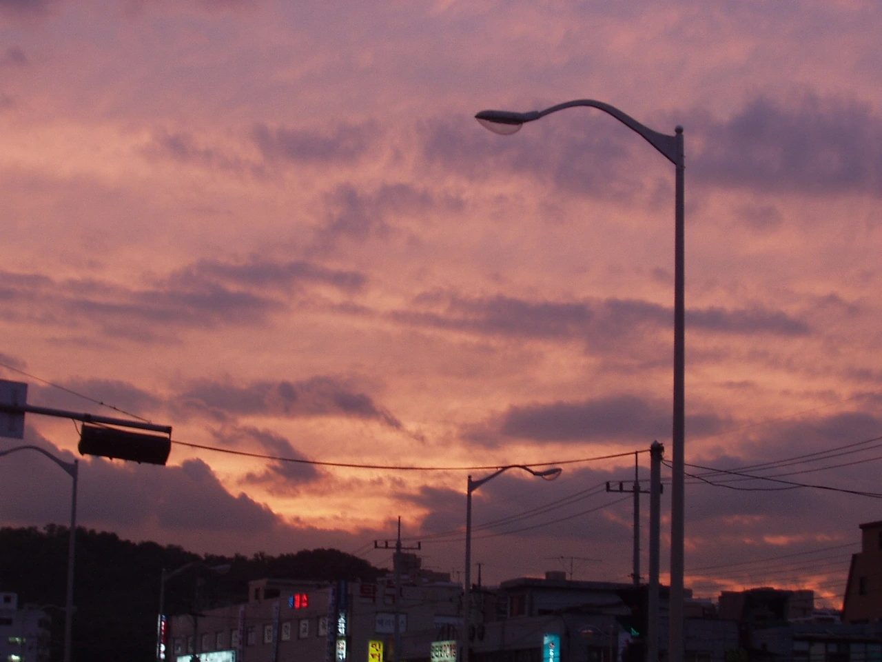 해지는 녹두거리.JPG