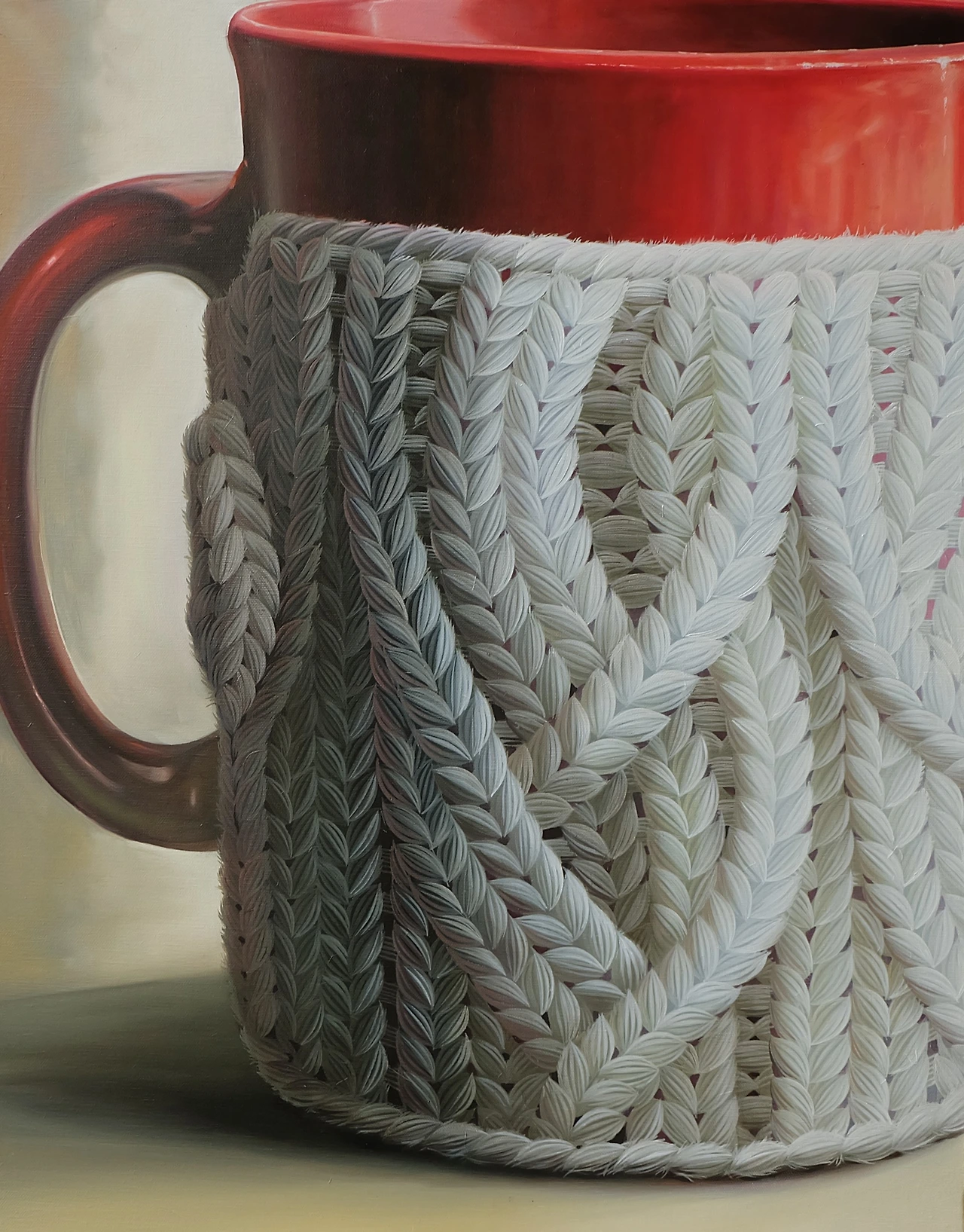 Woolscape-Holder of mags,  65X50cm, oil on canvas, 2015..JPG