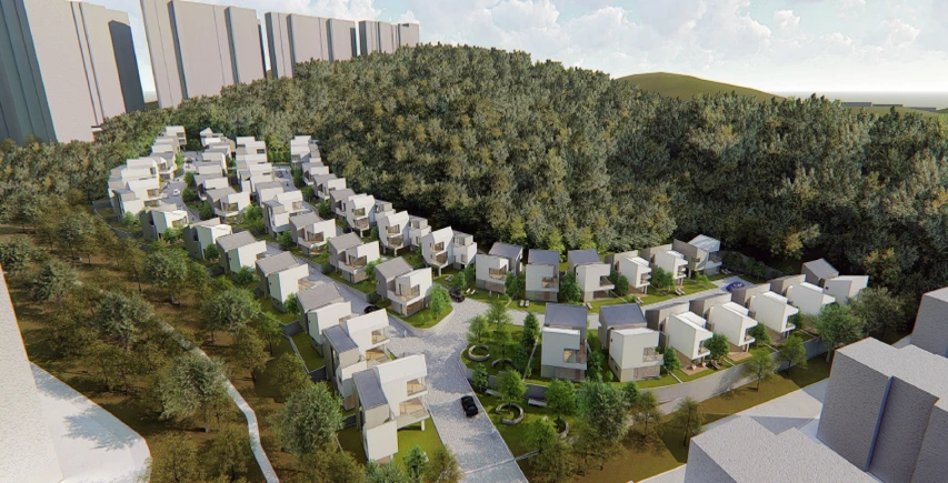 용인 하이포레스트 기흥 보라동 블록형 단독주택.PNG