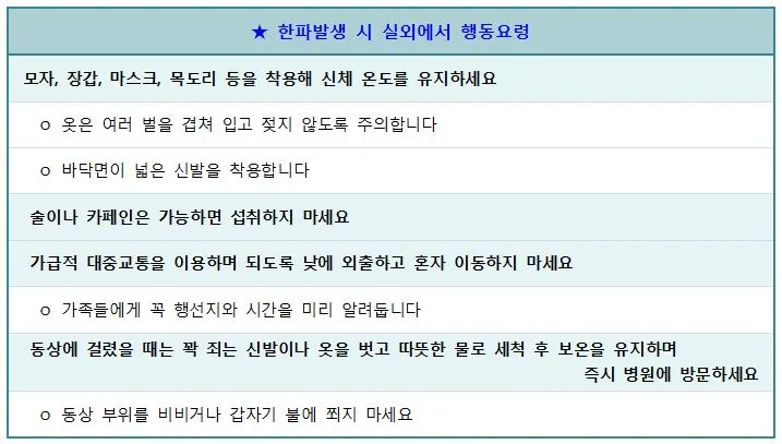 한파발생 시 실외에서 행동요령.JPG