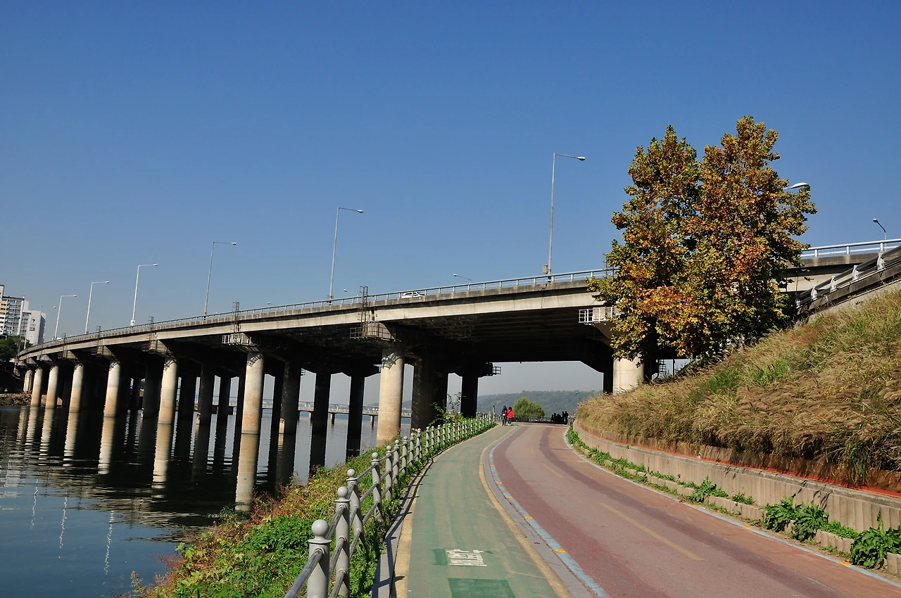 4-1.한강합류부 직전 올림픽대로아래.JPG