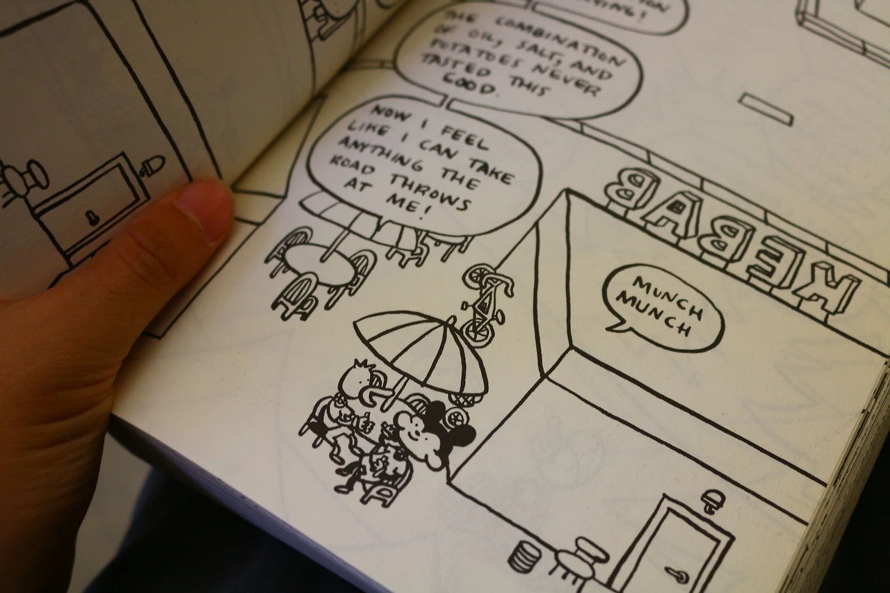 80 - 투르쿠 도서관에서 만화책.JPG