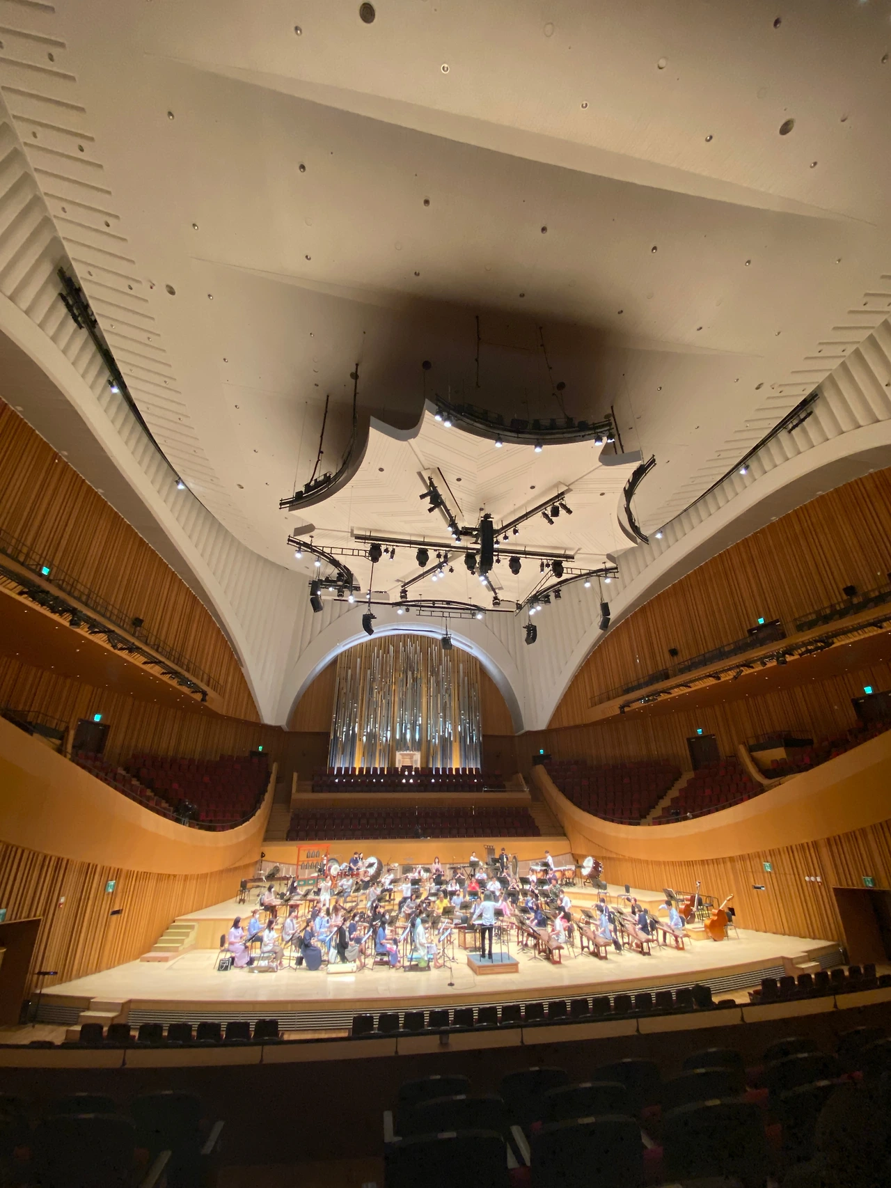 국립국악관현악단 리허설.JPG