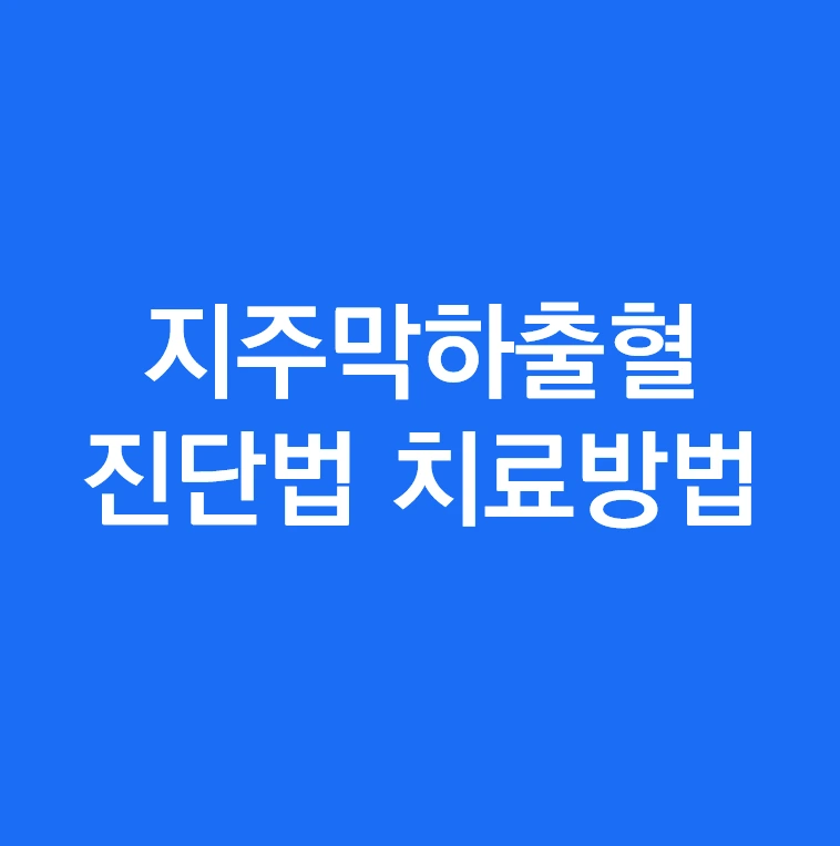 지주막하 출혈 진단방법 및 치료법.PNG