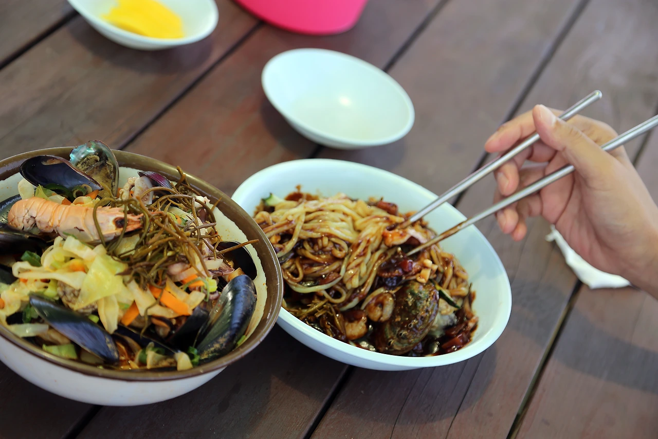 마라도 짜장면과 짭뽕.JPG