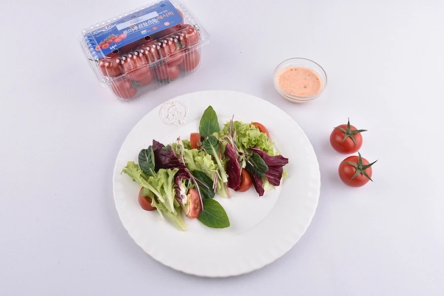 사우전드 아일랜드 드레싱 야채샐러드2.JPG