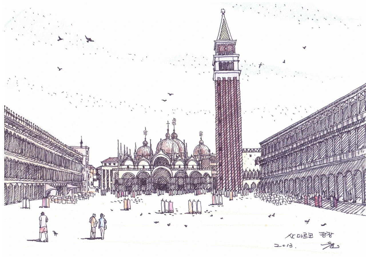 이태리 베니스 마르크 광장.bmp