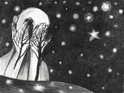 허윤희_별밤_ chalcoal on paper_190x260cm_2014.JPG