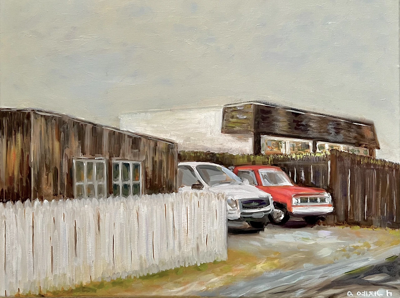 Garage with cedar siding .heic