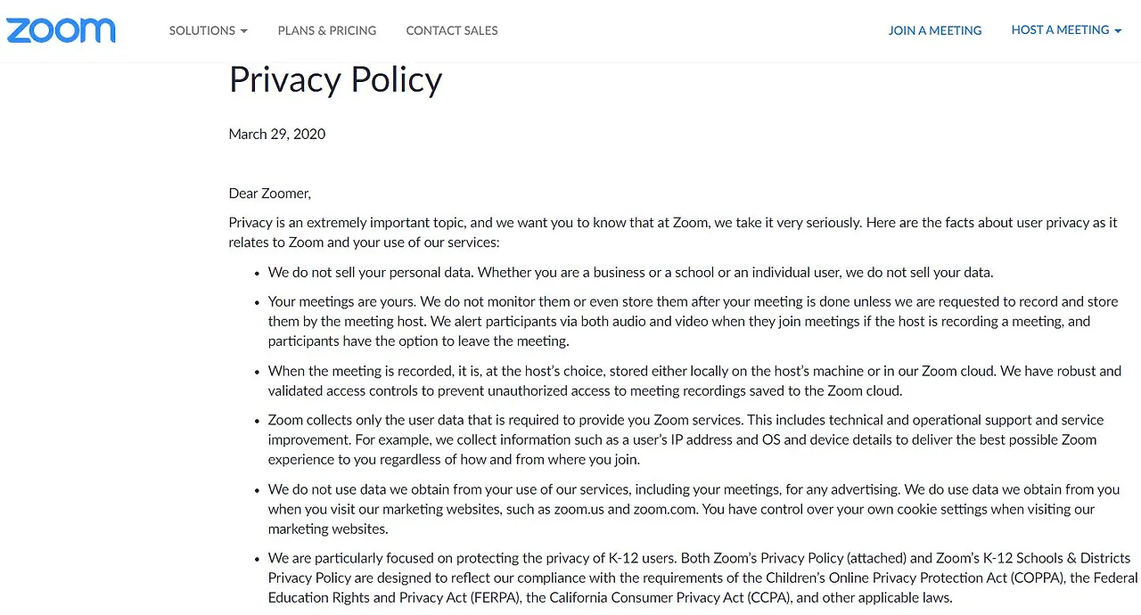 [그림5]업데이트 이후 줌의 개인정보 보호 정책.JPG