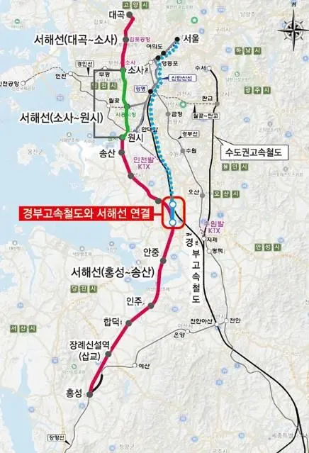 서해선 서화성 남양 연장 노선도.jpeg
