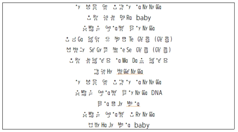 한글로망 DNA가사4.PNG