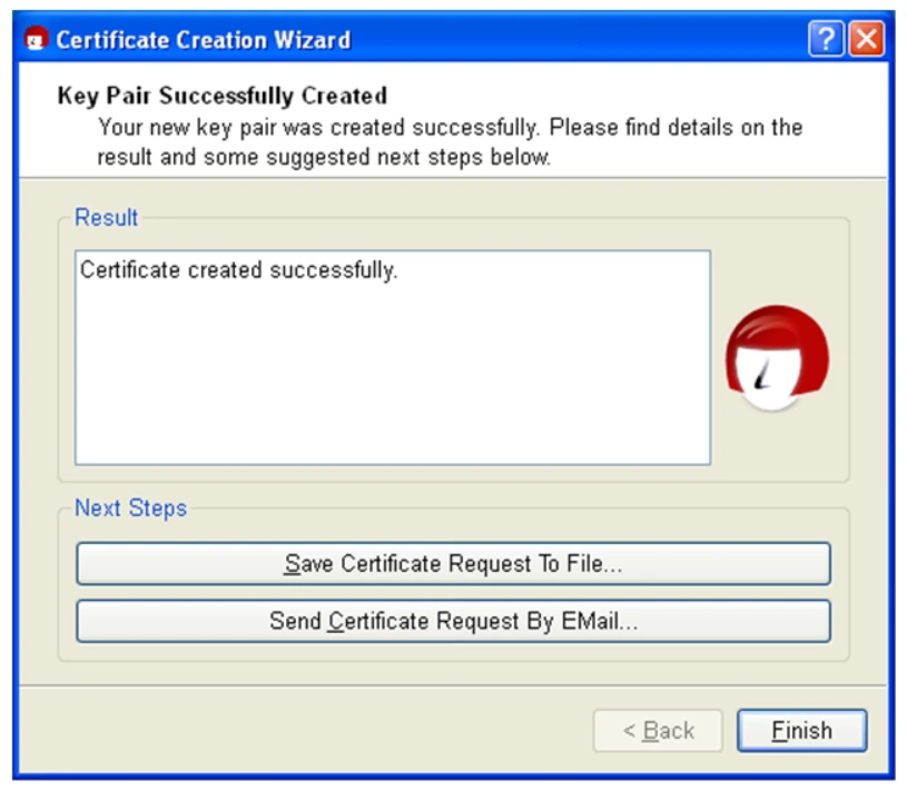 7장 - 2 x509인증서 한쌍만든후 대화화면.PNG