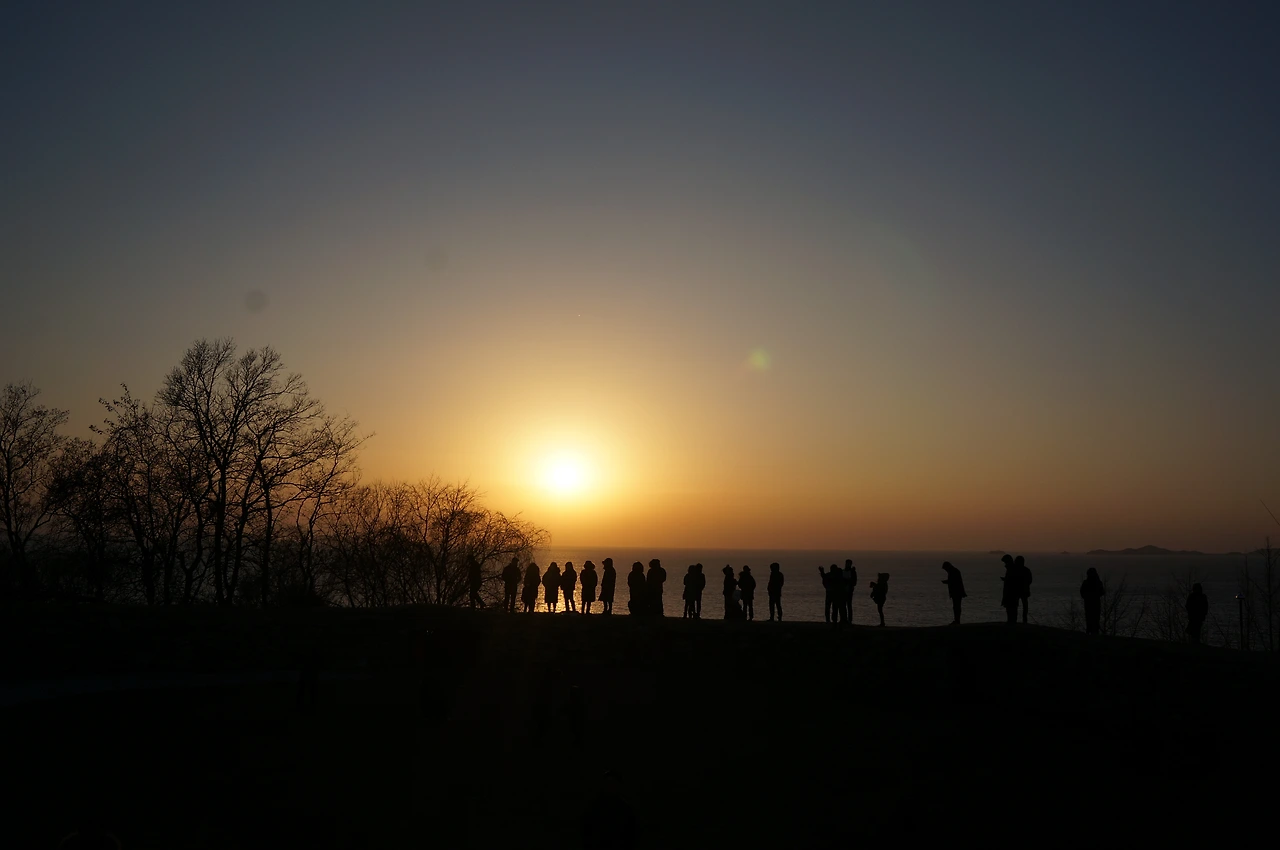 선수돈대 낙조와사람1.JPG