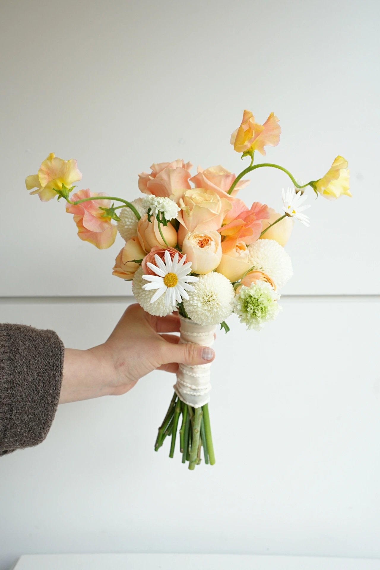 스위트피 오렌지 부케믹스.JPG