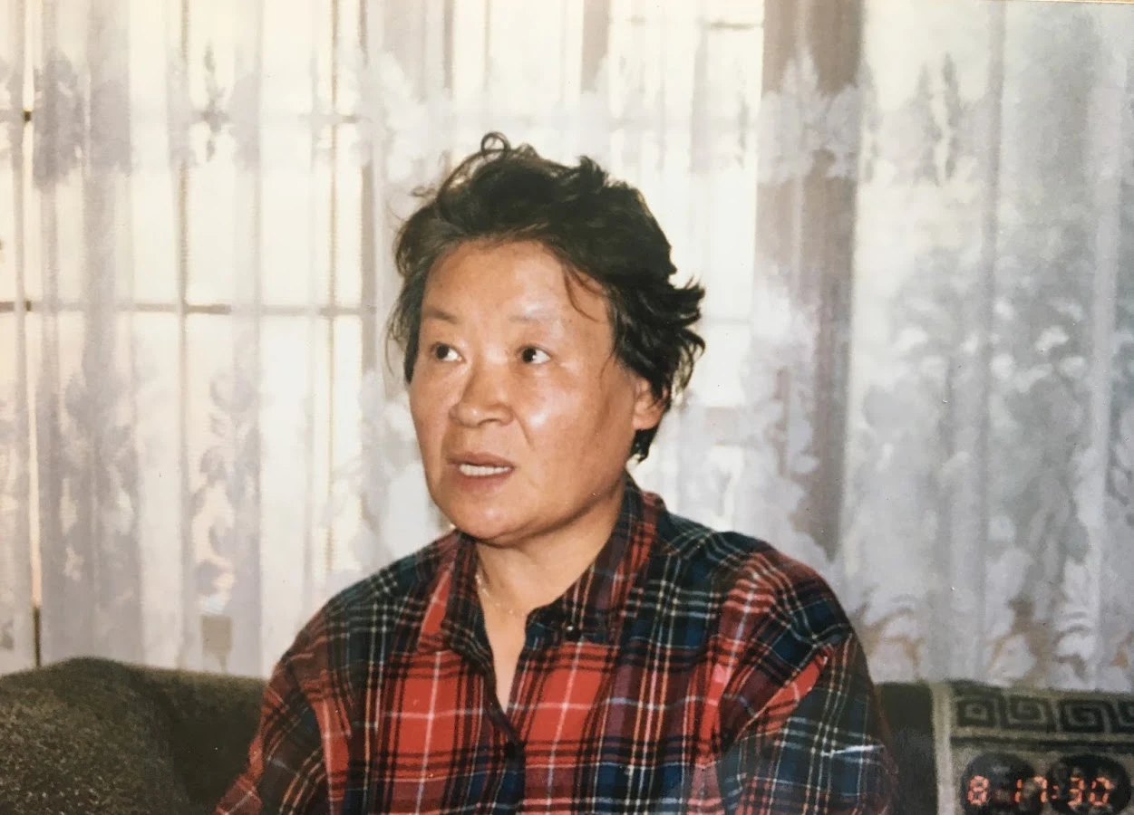 학살당한 오빠의 원한을 풀어달라고 호소하던 팽상림 할머니.JPG