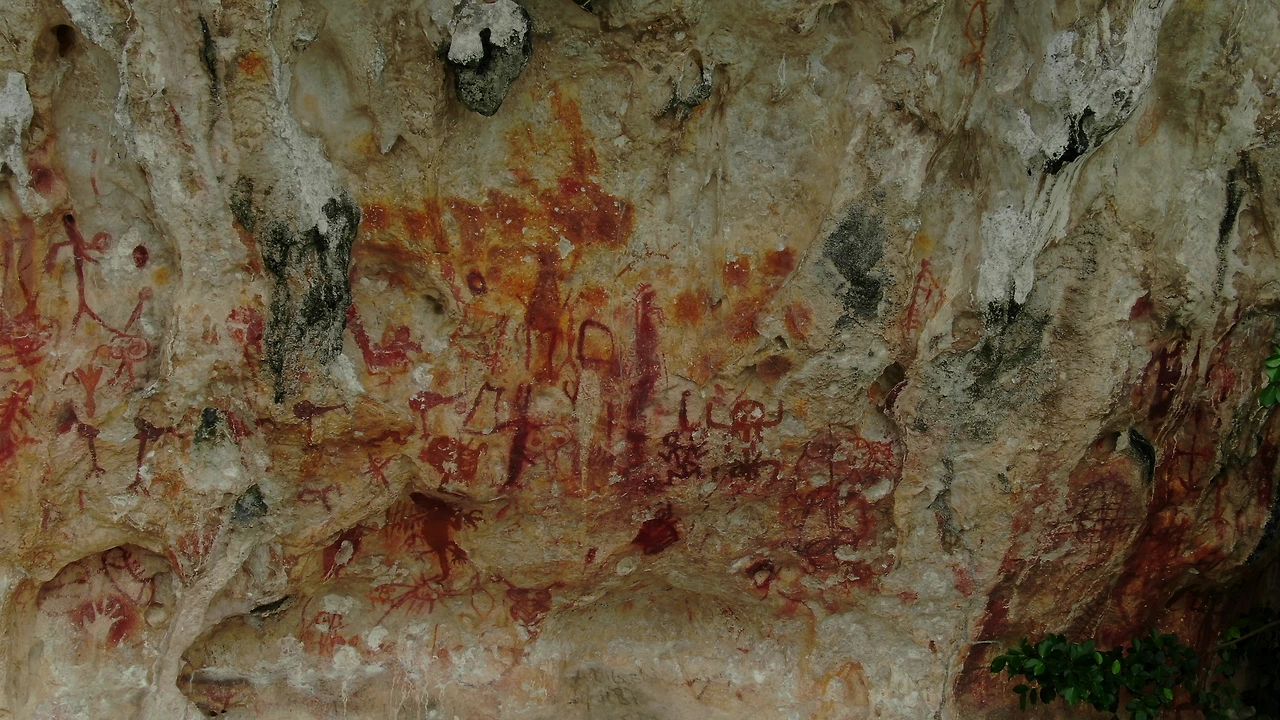 인도네시아 카이마나 암채화.JPG