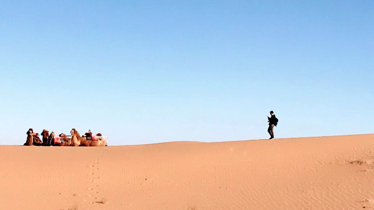 나랑 낙타 사막에서.JPG