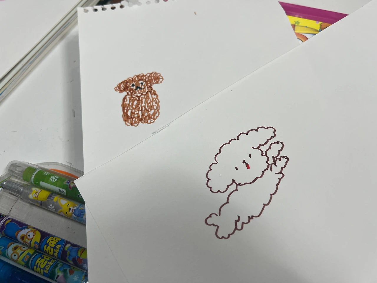 제시어 그리기-푸들.JPG